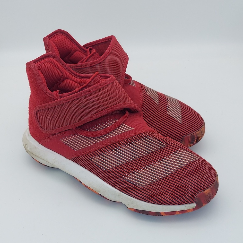 Adidas James Harden B/E 3 J Basketball Shoes Sneaker 5.5 EF3602 Strap Red Unisex